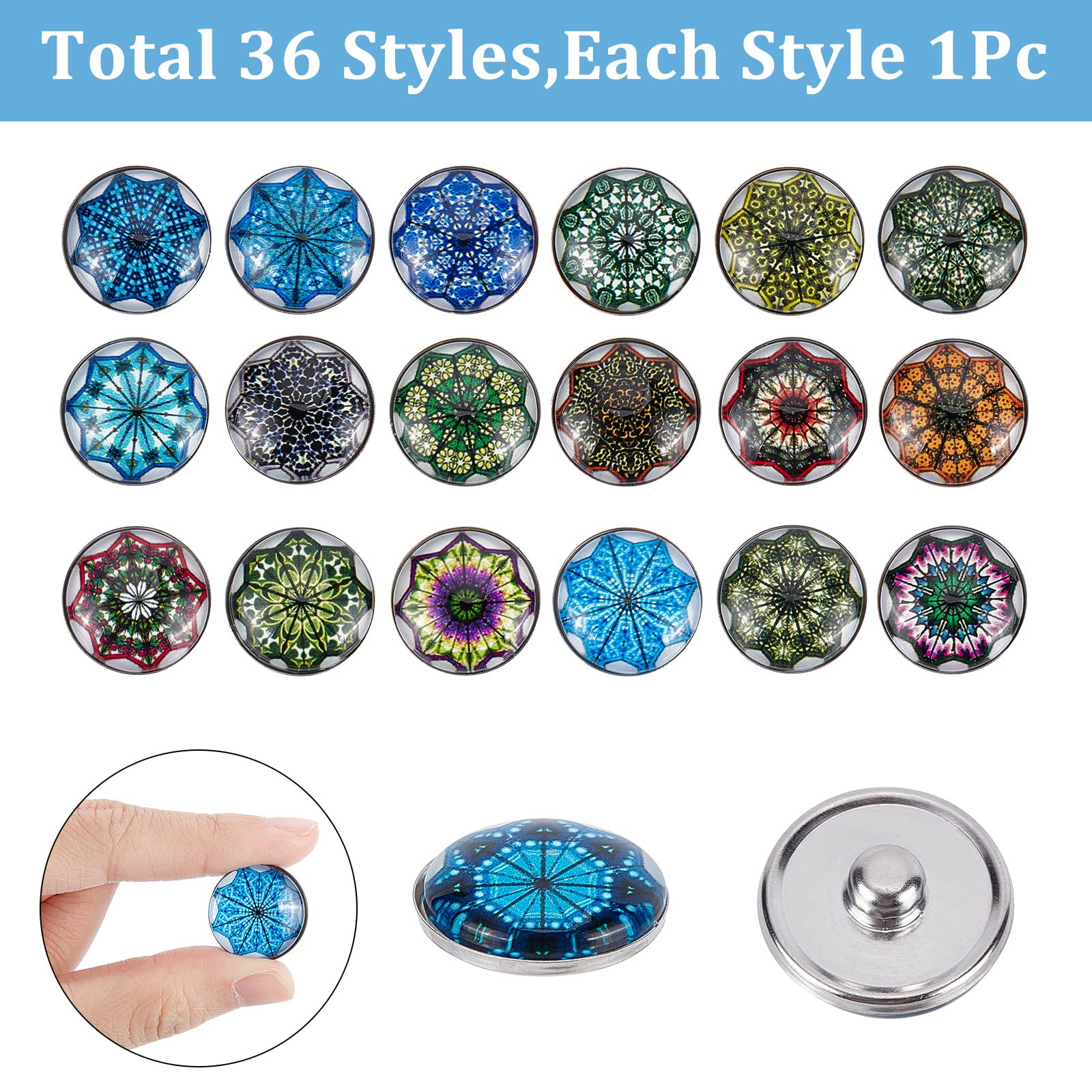 84 Breloques Arbre De Vie Style Tibétain - 14 Styles Différents - Lot Pour Création De Bijoux