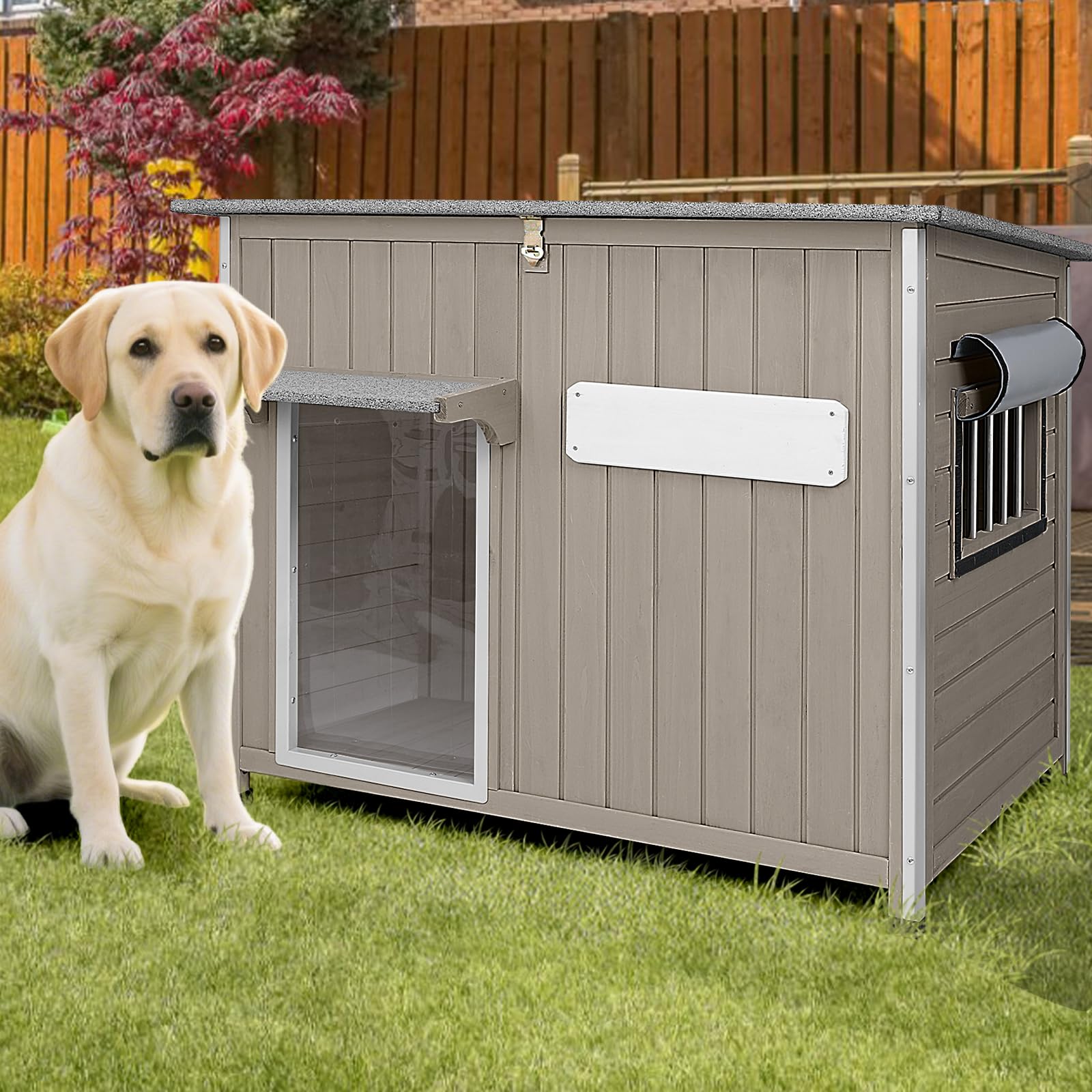 Amazon.com : Ketive Large Dog House Outdoor XL Wooden Dog House