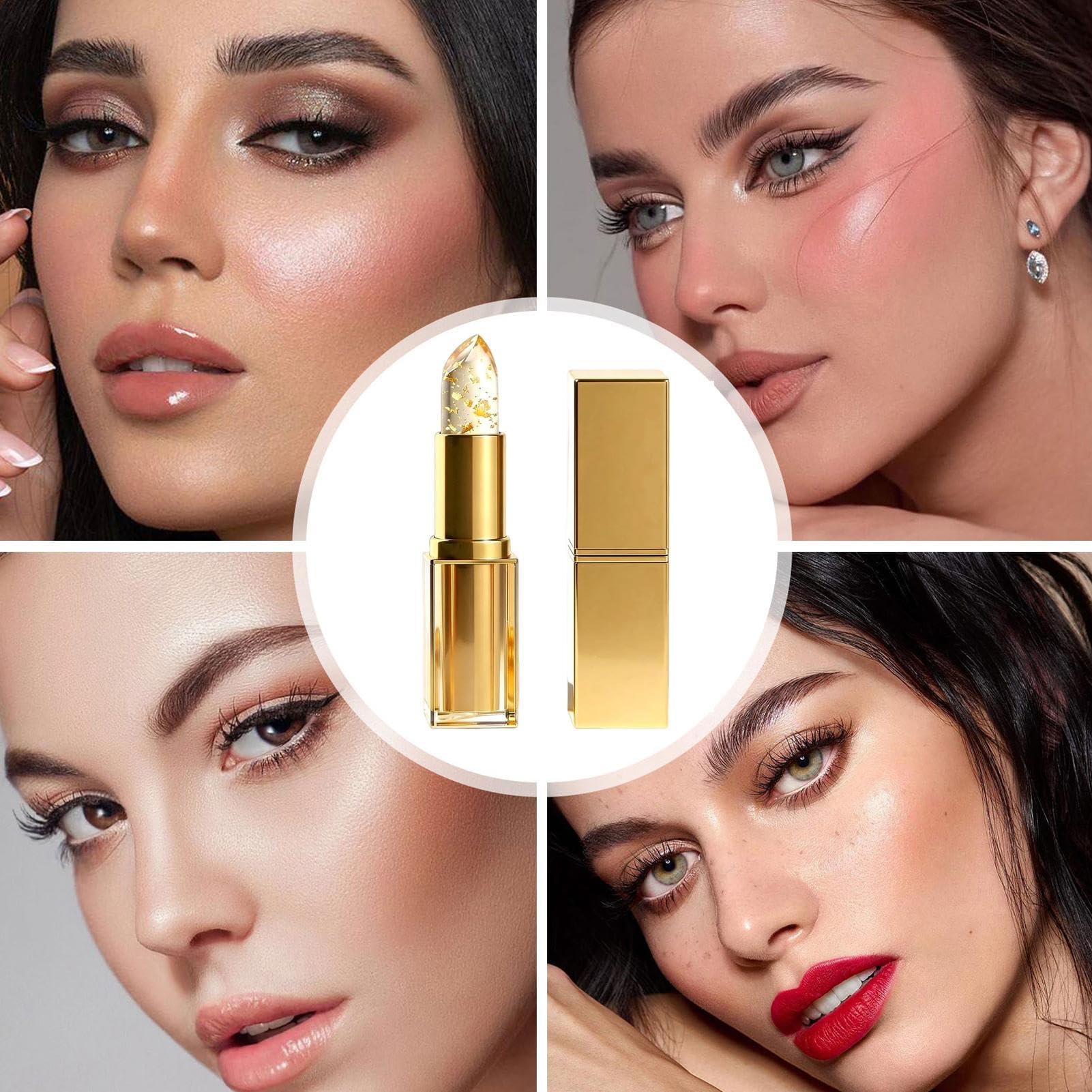 Lápiz labial que cambia de color PH: maquillaje hidratante a prueba de transferencia, fórmula y duradera para mujeres, viajes diarios, citas, vacaciones al aire libre, ocasiones especia — view 5