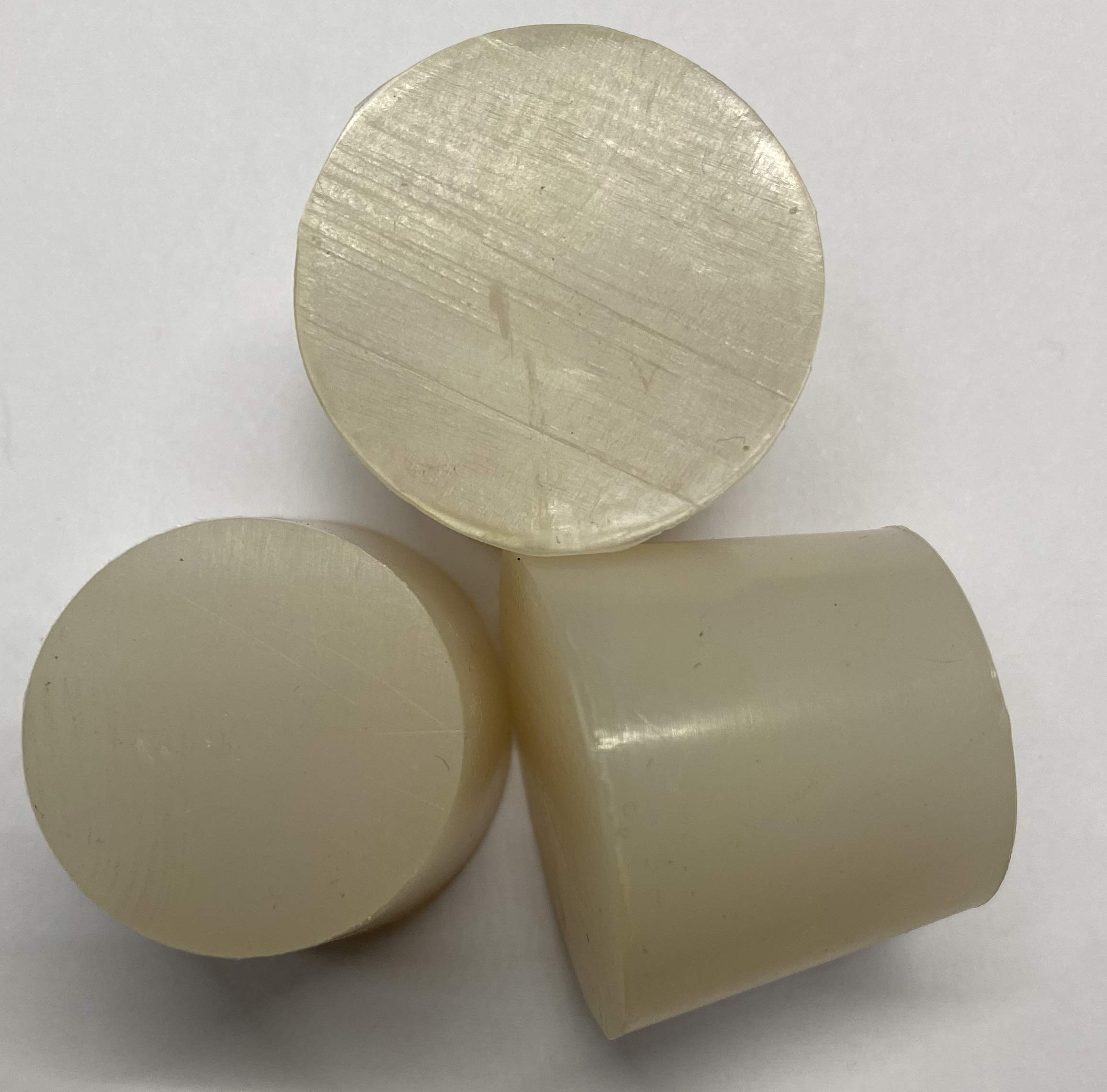 dexierp Protection Force Size #6 test tube Laboratory Tapered Stopper For 1-1/16" 1-1/8" 27 to 29 mm ID Hole 1 1/4-7 UNC 1 1/8-12 UNF M30 Thread Nuts (Pack of 5) Cone Plug