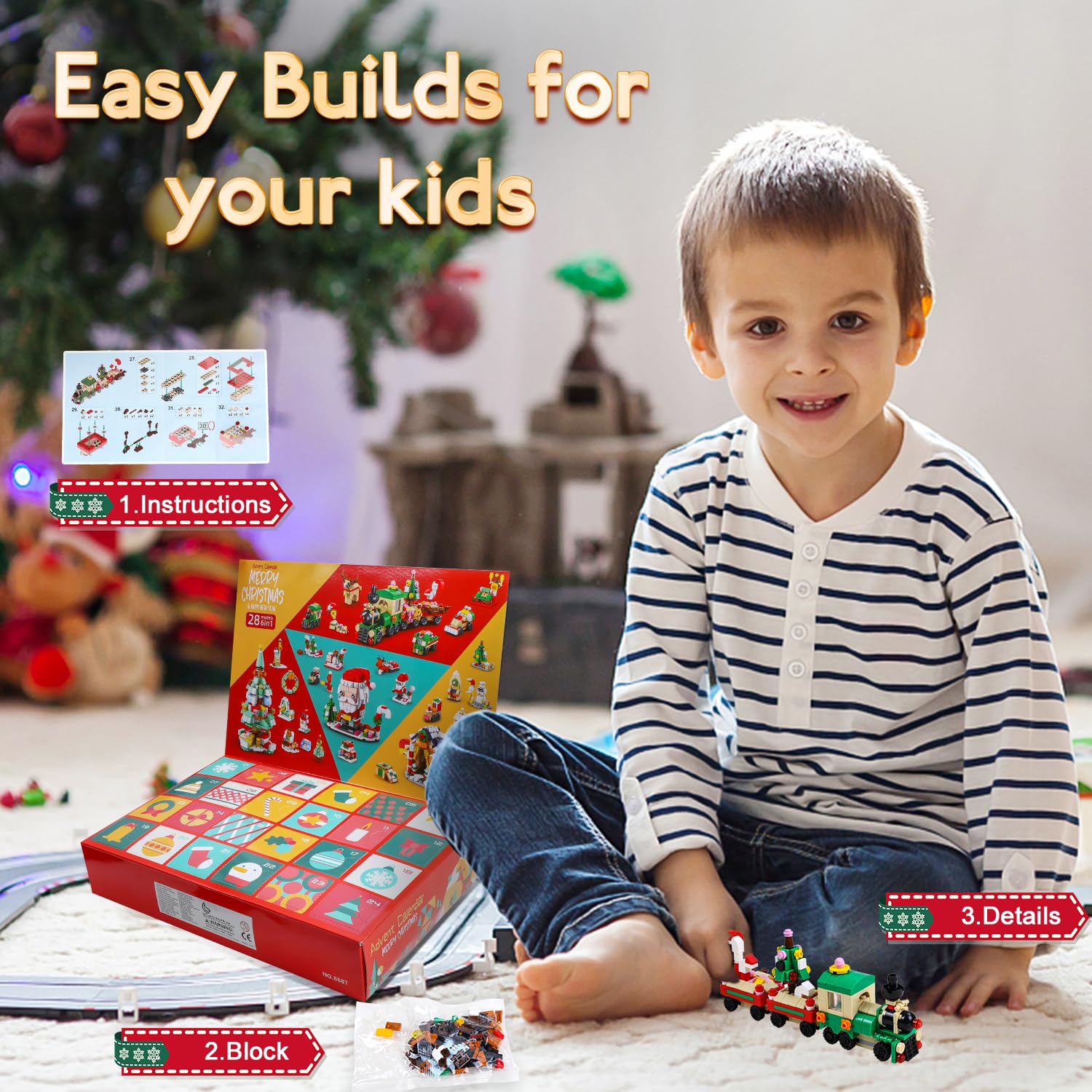 Calendrier De L'Avent 2024 PANSHAN – 24 Surprises Slime Cristal Et Galaxy + Accessoires Pour Enfants 3+ Ans