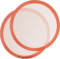 Vista 13 de Alfombrillas de silicona para hornear, 2 alfombrillas redondas de silicona para molde de pasteles de 9 pulgadas, antiadherentes reutilizables