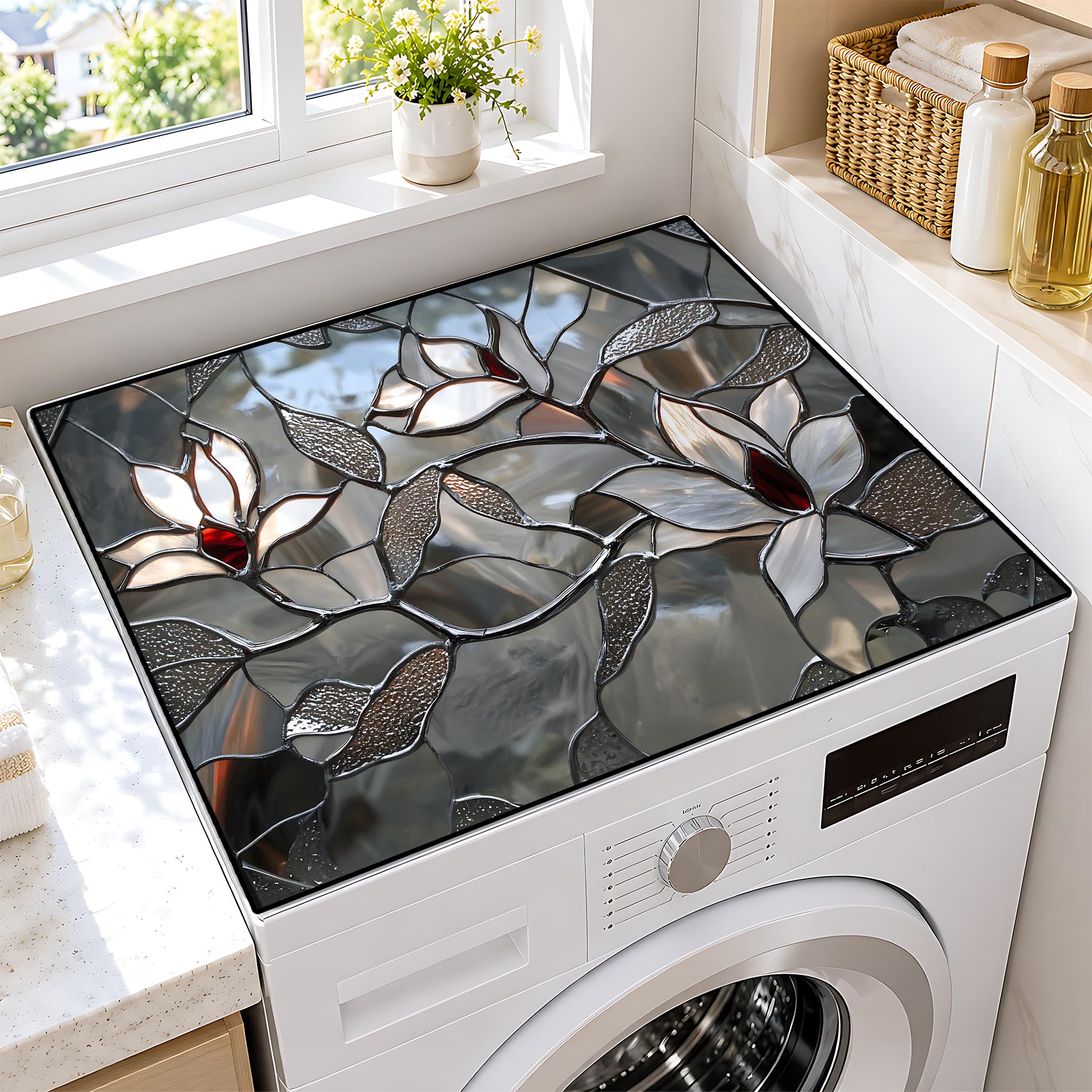 NYZE Washer and Dryer Top Protector Mat, Washer Dryer Cover 23.6"x19.7"