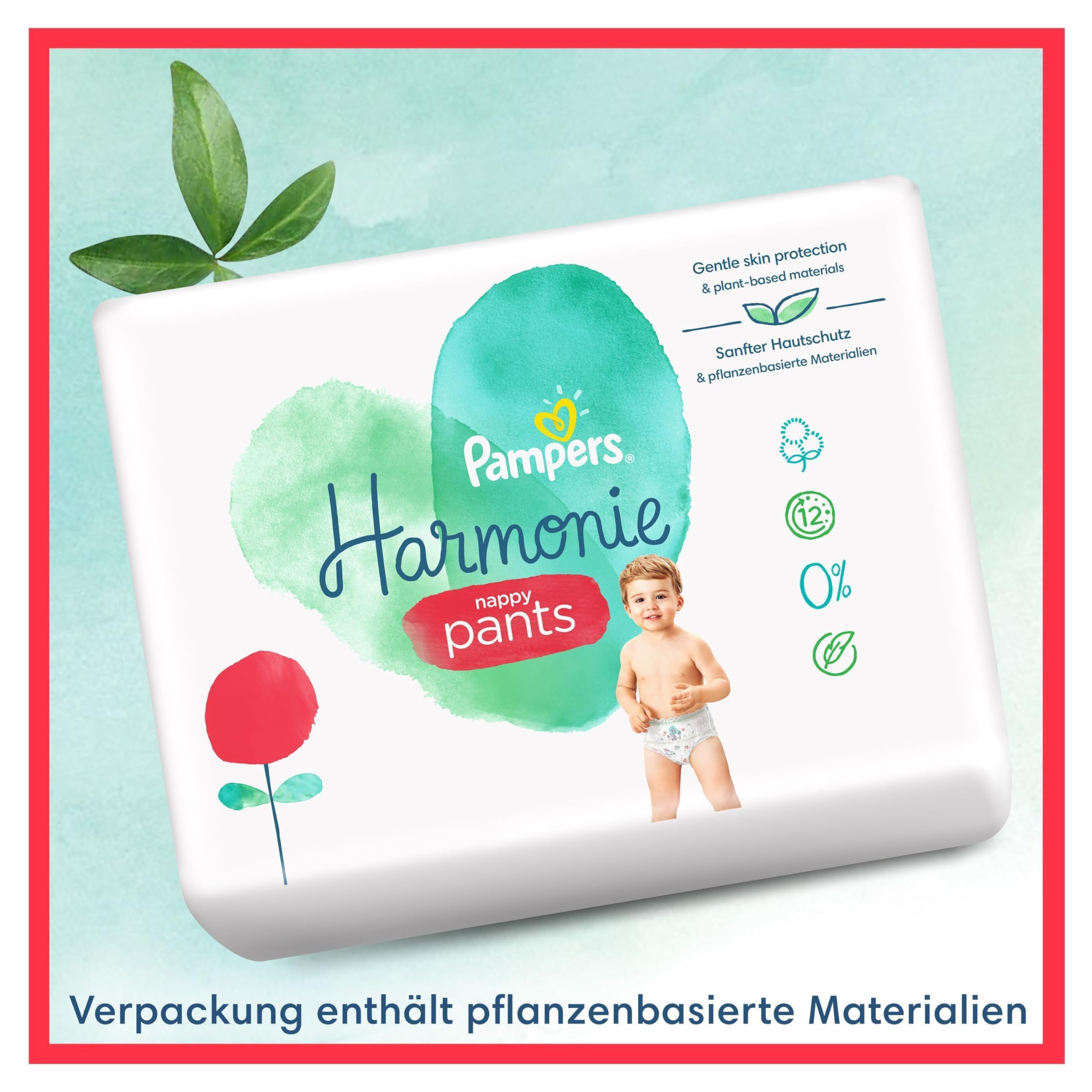 Pampers Baby Windeln Pants Größe 4 (9kg-15kg) Harmonie, 96 Höschenwindeln Alte Version