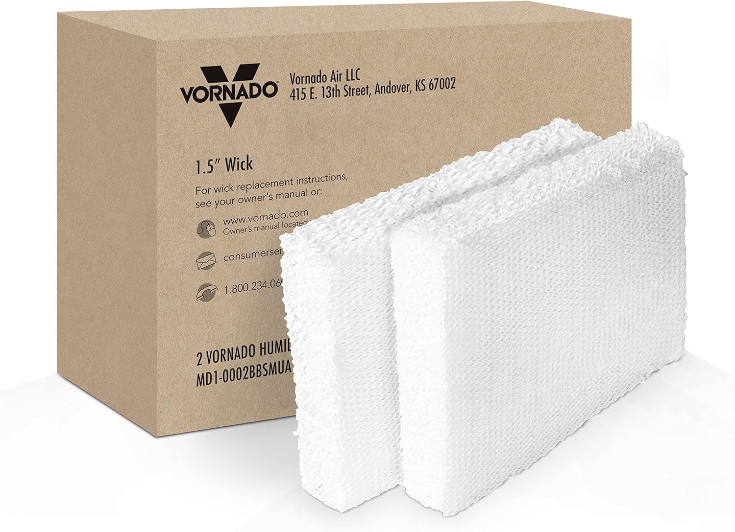 Vornado MD10002 Replacement Humidifier Wick (2Pack