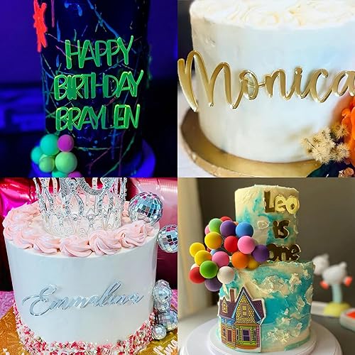 Miniatura 6 de Custom Cake Name Plate | Custom Cake Topper Name for Birthday Party Shower Wedding | 40+ Color, Font, and Size Options | Wedding Place Card Birthday