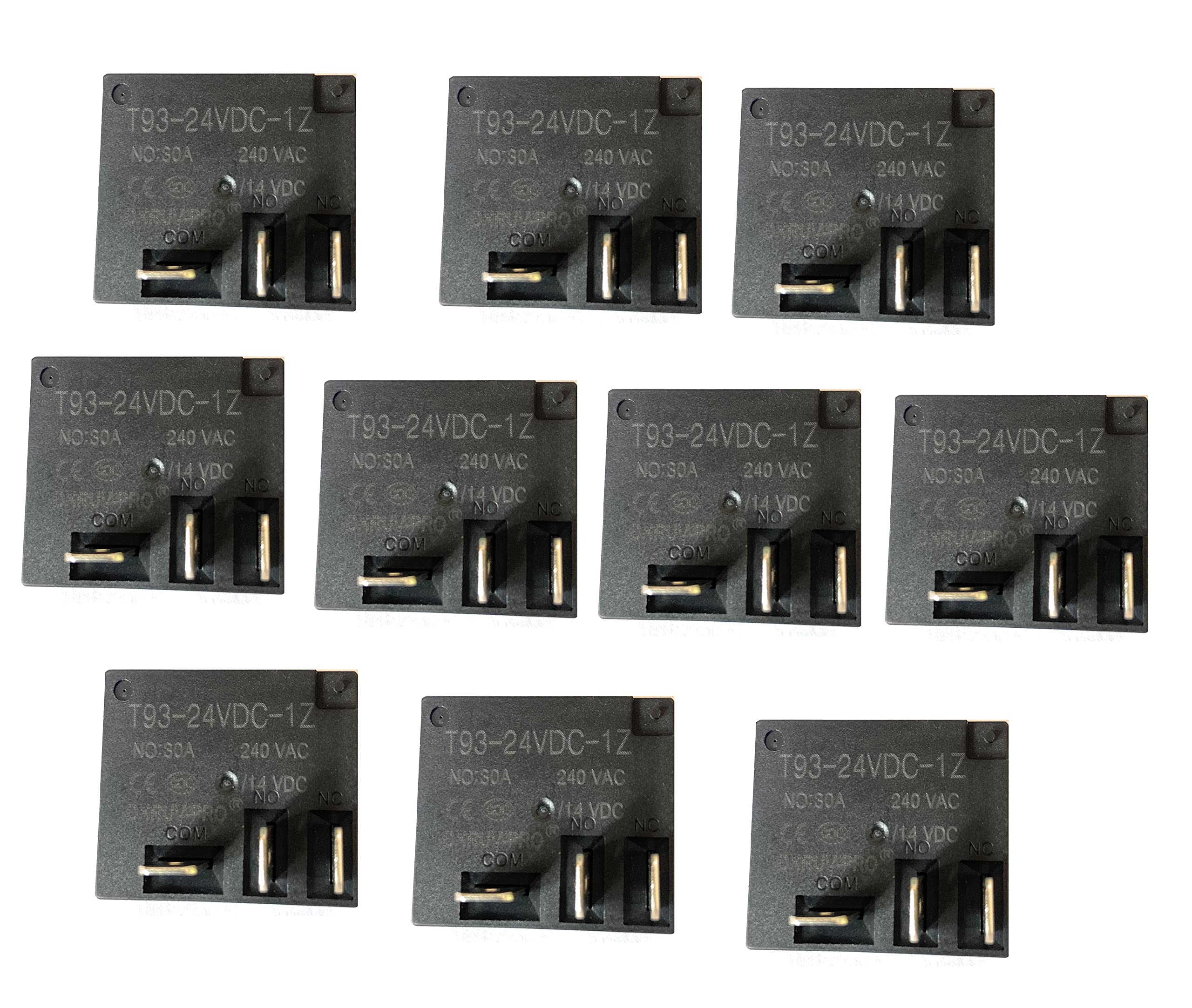 DHRUVPRO 24V 30A T93 DC Copper Relay 5-Pin PCB Mount Relay (T-93 24V 30A 5-Pin Relay, 10) (B0BTBQZ2SN) Amazon Price History, Amazon Price Tracker