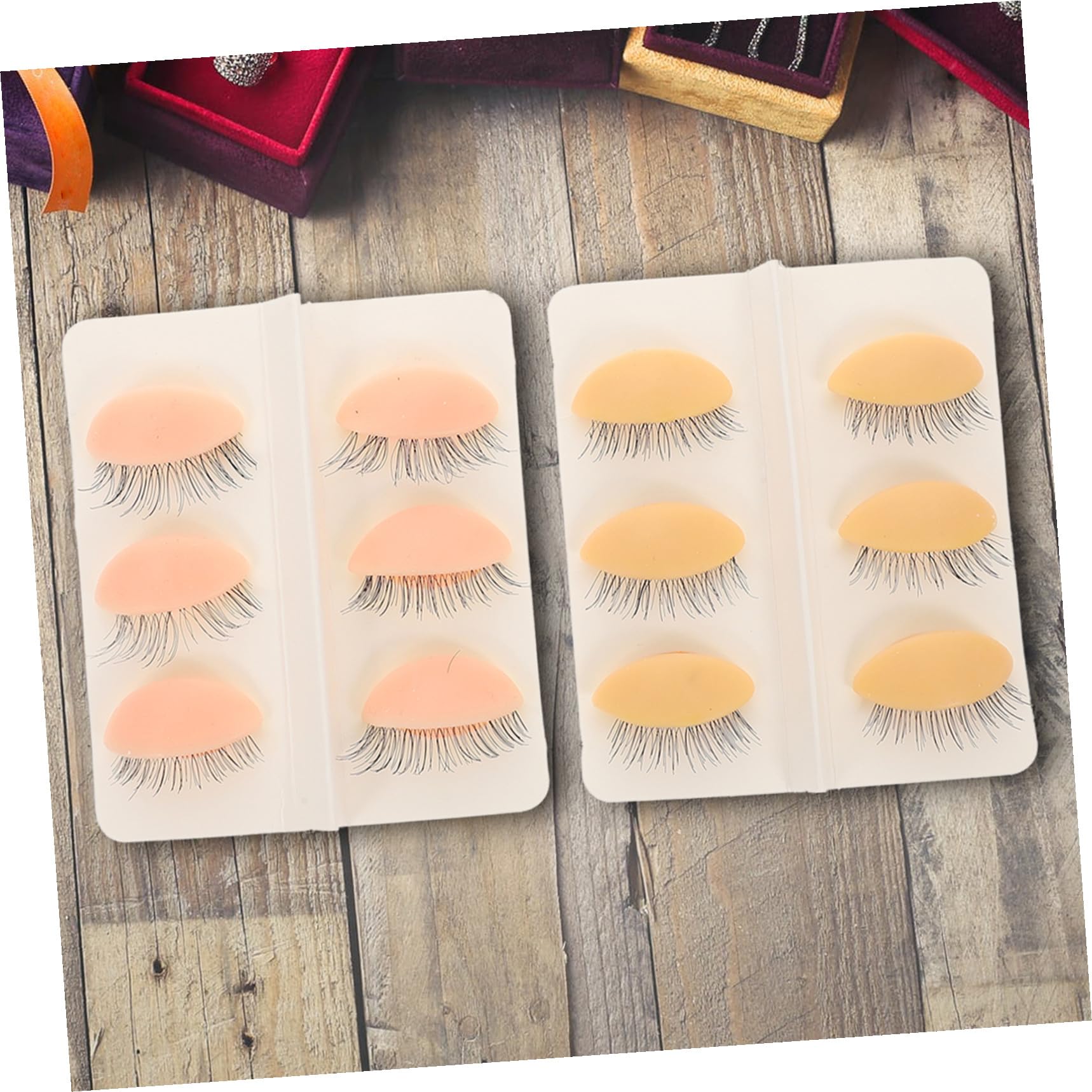 MAGICLULU 3 Set Kit Di Estensione Delle Ciglia Per Principianti Manichino Per La Pratica Delle Ciglia 6 Paia * 3