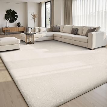 Sour Lemon Large Rugs Living Room 200x300cm,Cream Rug Carpet for Bedroom