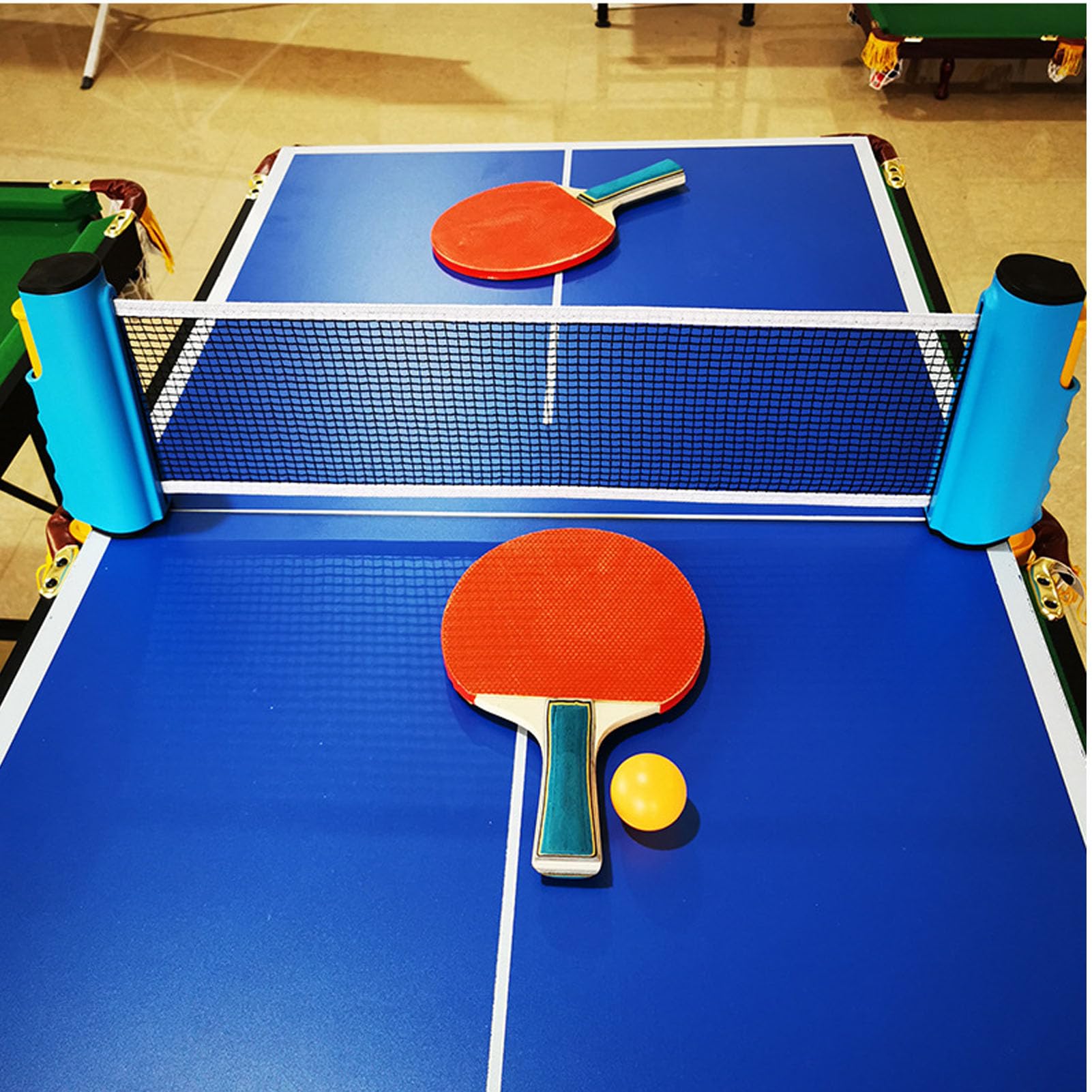 Racchette Ping Pong Con Rete Ping Pong Da Tavolo Retrattile, Interni Ed Esterni
