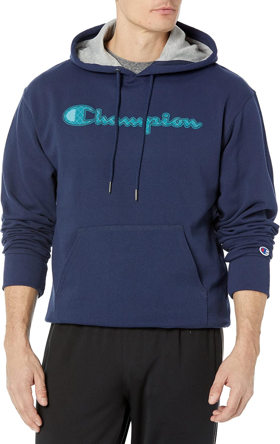Champion Men's Pullover Hoodie, Powerblend Fleece Midweight Hooded  Sweatshirt For Men, Best Hoodies for Men, Graphic, Cargo  Olive/Black-586nqa, Small : Amazon.sg: Fashion