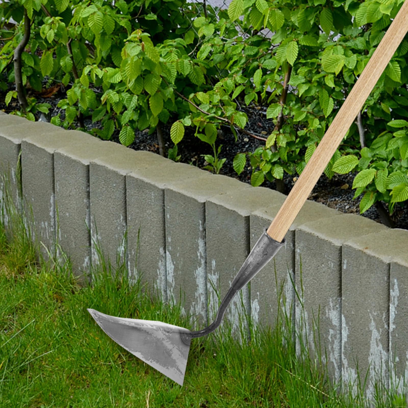 TOYANDONA Zappetta da Giardino in Acciaio Inox, Testa per Zappetta da Orto, Nera, Resistente alla Deformazione, Giunti Robusti, per e Vivai, per Appassionati di Giardinaggio