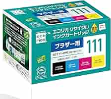 エコリカGC31H各色インクカートリッジ 11個セット Amazon.co.jp: ECI-BR3111-4P : パソコン・周辺機器