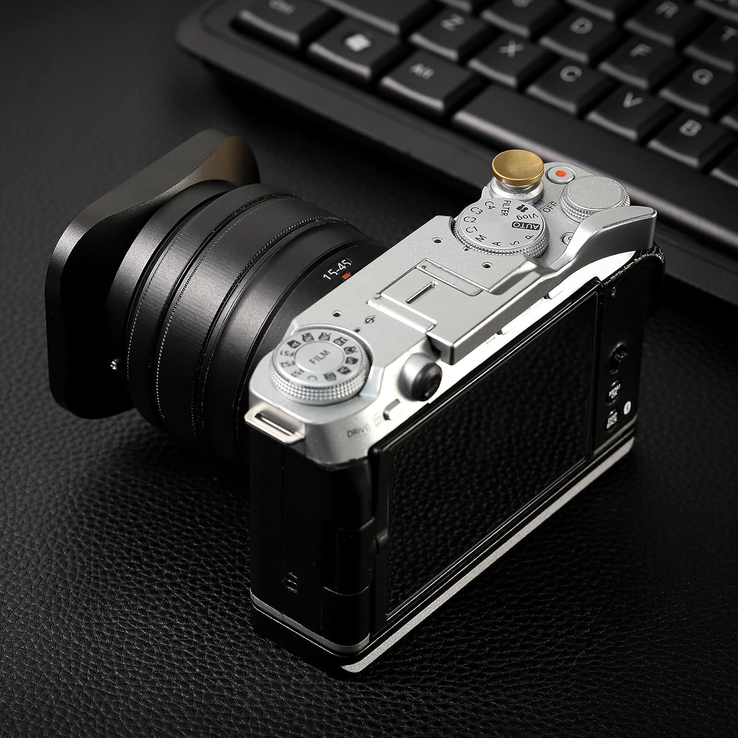 Haoge Metal Thumb Up Grip for Fujifilm X-M5 Camera Digital Accessories xm5 Hot Shoe Thumb Up Rest Support Handgrip Silver THB-XM5S - Image 8