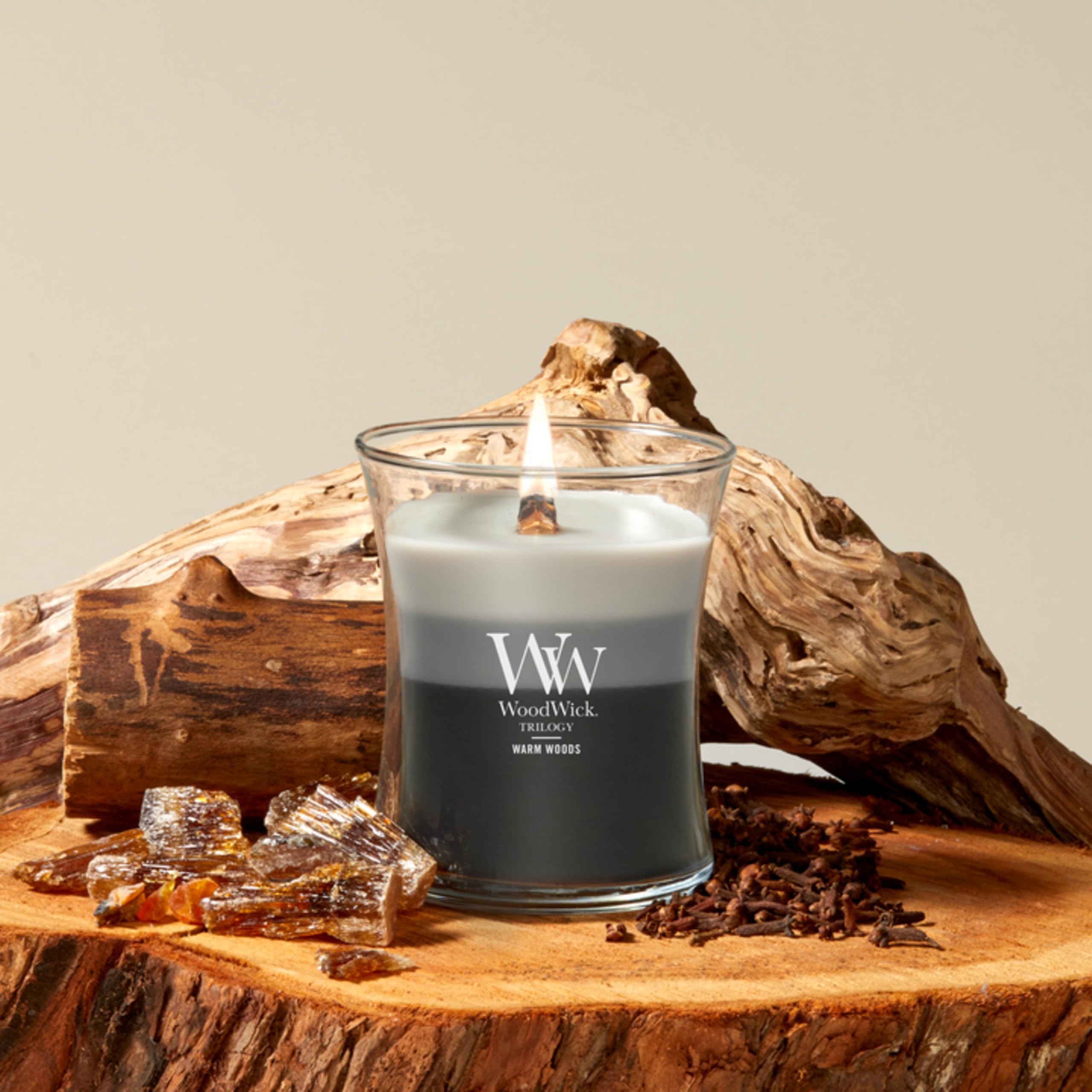 Amazon.co.jp: ウッドウィック WoodWick キャンドル ウォームウッド