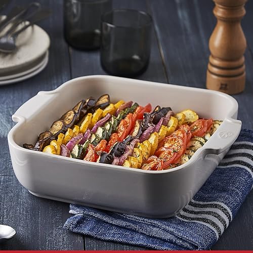 Miniatura 2 de Peugeot - Appolia Plato cuadrado para horno - Panadero de cerámica con asas - Crudo 11.5 x 3 pulgadas