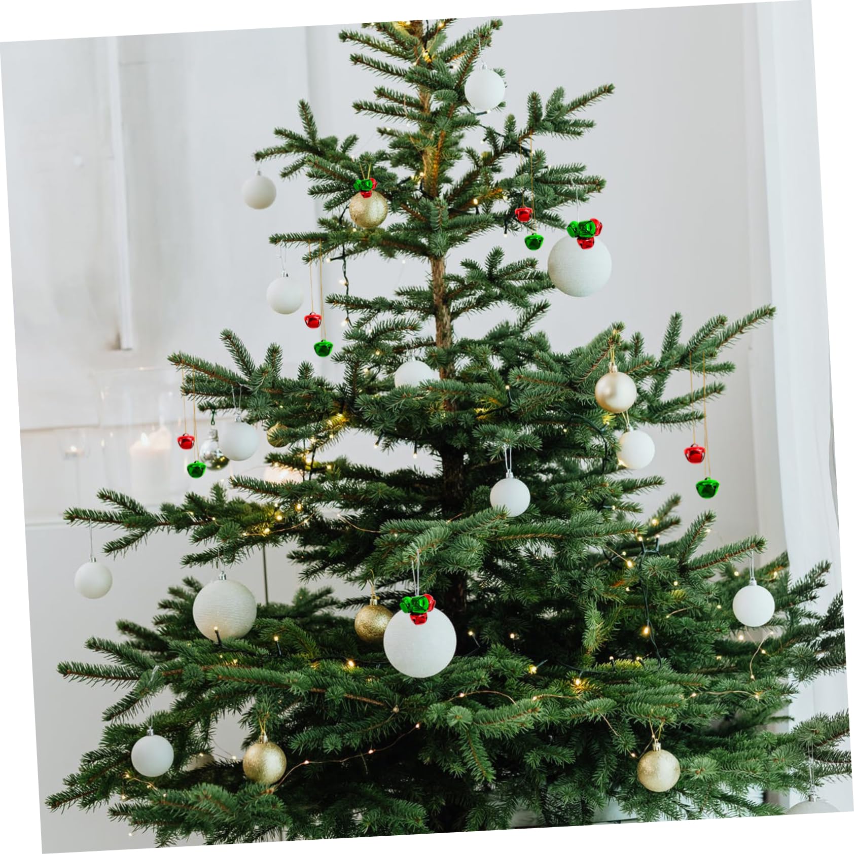 Amosfun 3 Set Campanelle Di Natale Campanelle Artigianali Di Natale All'Ingrosso Natalizie Benedizioni Natalizie Artigianali 200 pezzi * 3