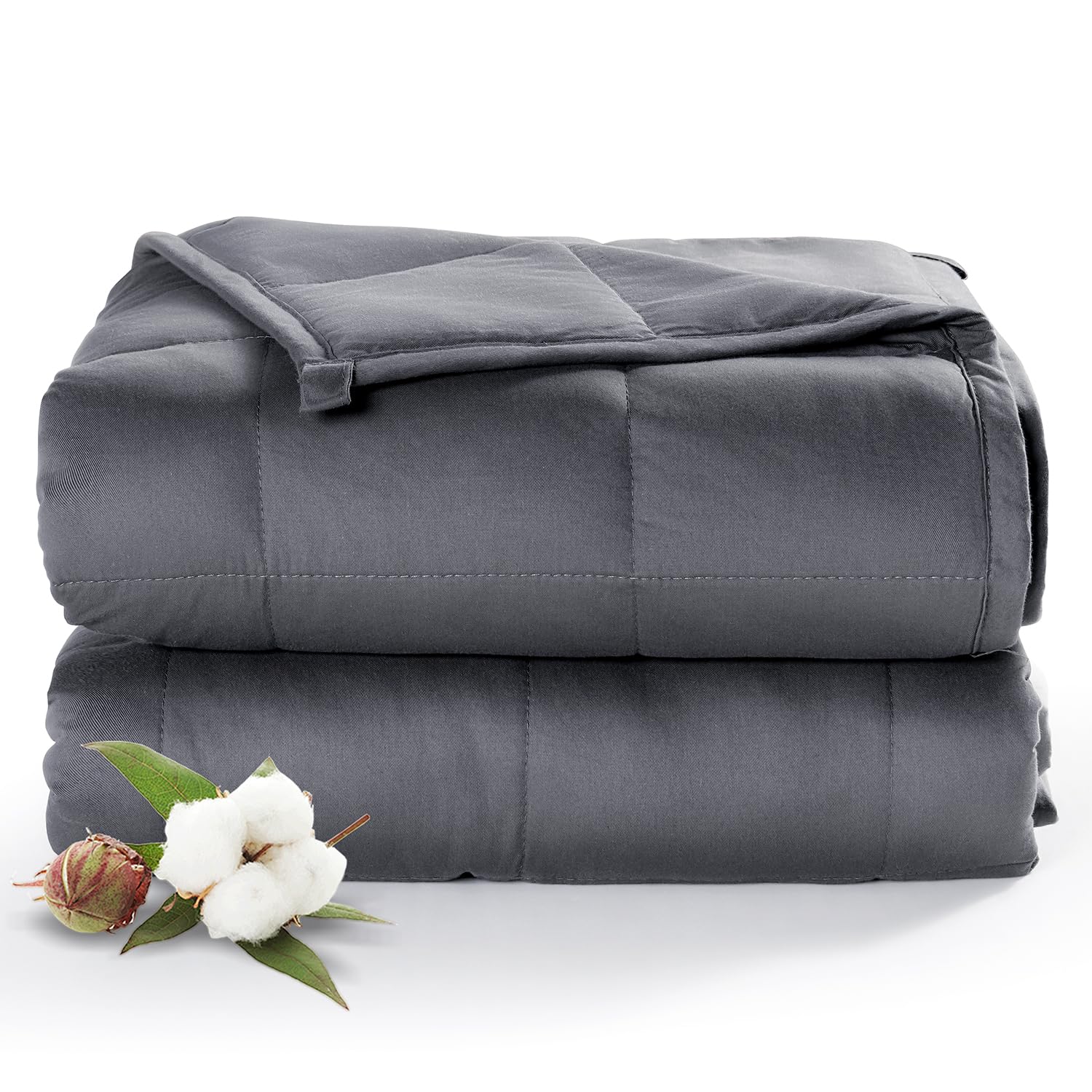 Sivio Cotton Weighted Blanket for Sleeping, 41"x60" 10 lbs