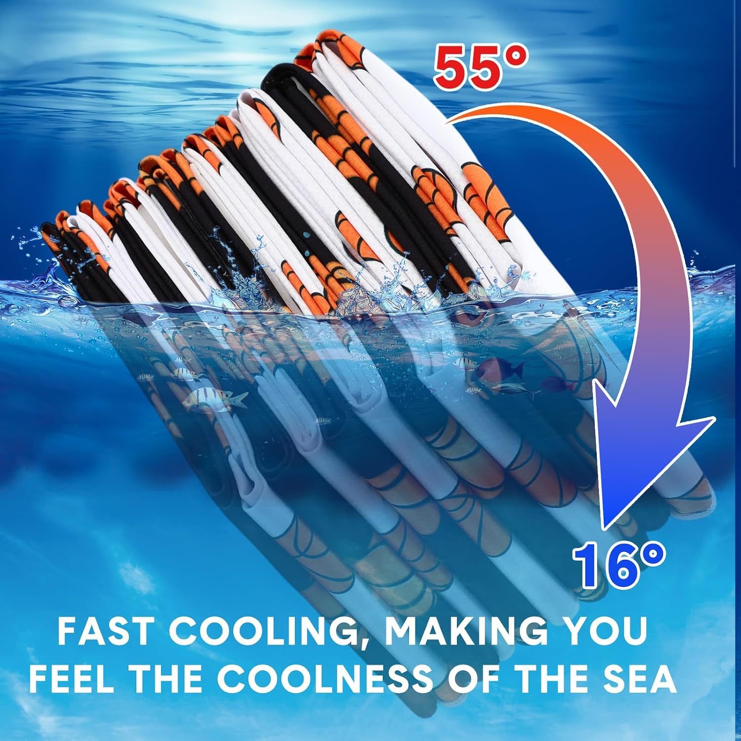 FuWeave 12 Pcs Cooling Towel 40 x 12 Inch, Sports Gifts for Team image 5