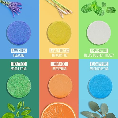 Miniatura 2 de Anovina Caja de regalo de aromaterapia hecha en Estados Unidos, regalos de cuidado personal para mujeres y hombres, bombas de ducha totalmente