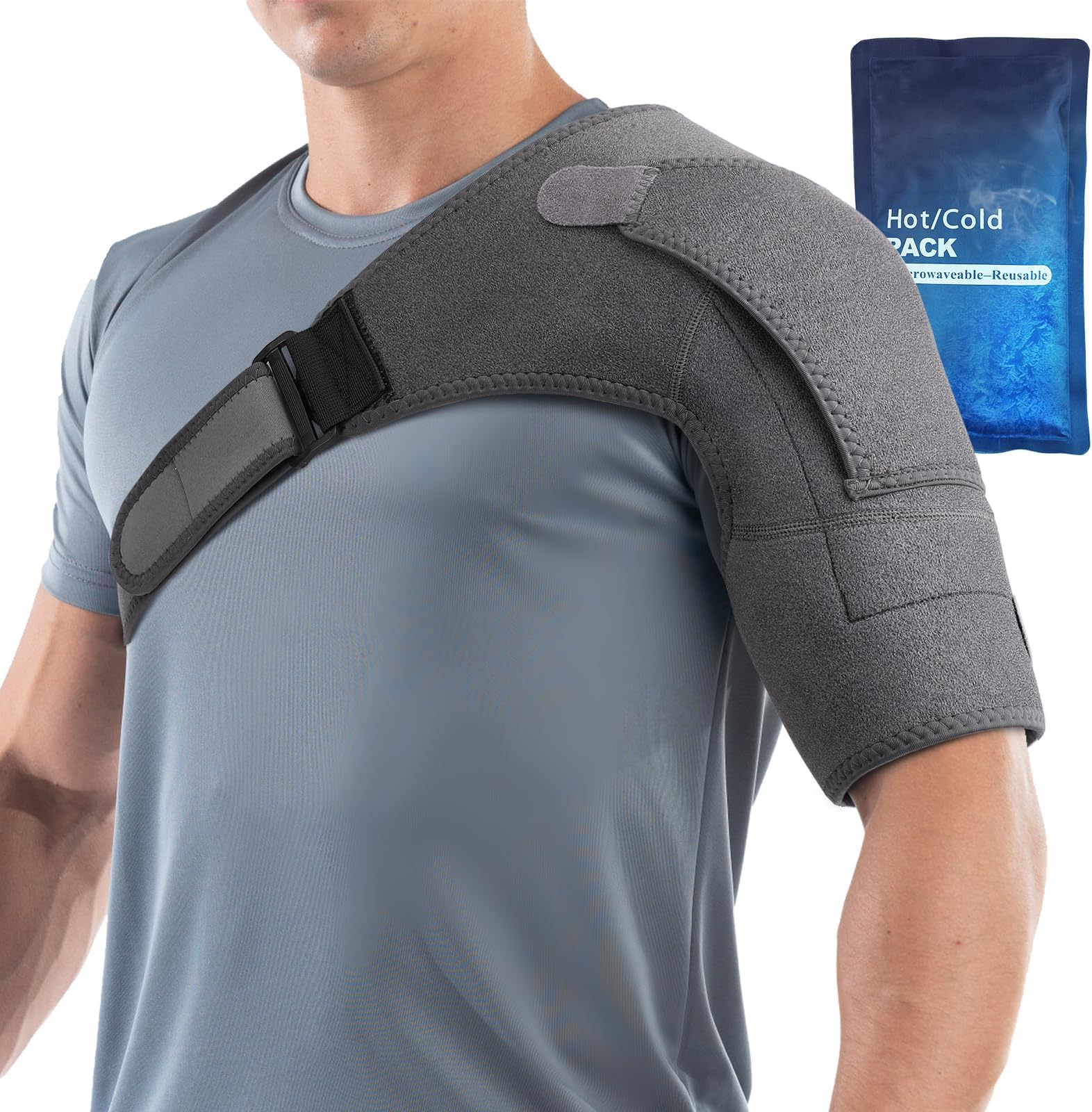 Sparthos Shoulder Brace [Size XXL] x Cold Massage Roller