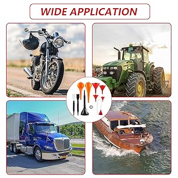 Engine Oil Funnel,Large Wide Mouth Funnel Tool Set | Flexible Long Neck, Automotive Tools With Detachable Filter For Water, Coolant, Engine