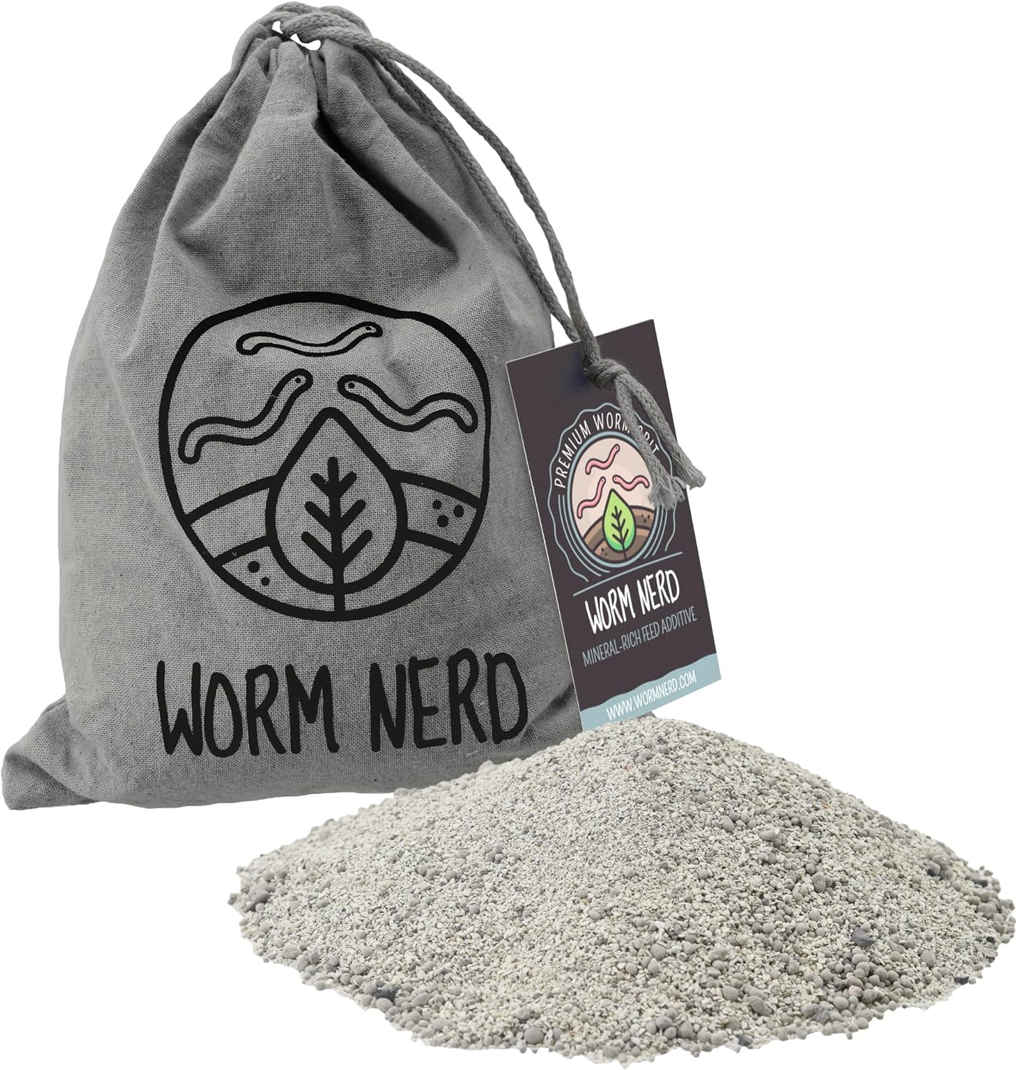 Worm Nerd Arcadia Garden Products WN09 Worm Grit for Vermiculture, 2LB, White