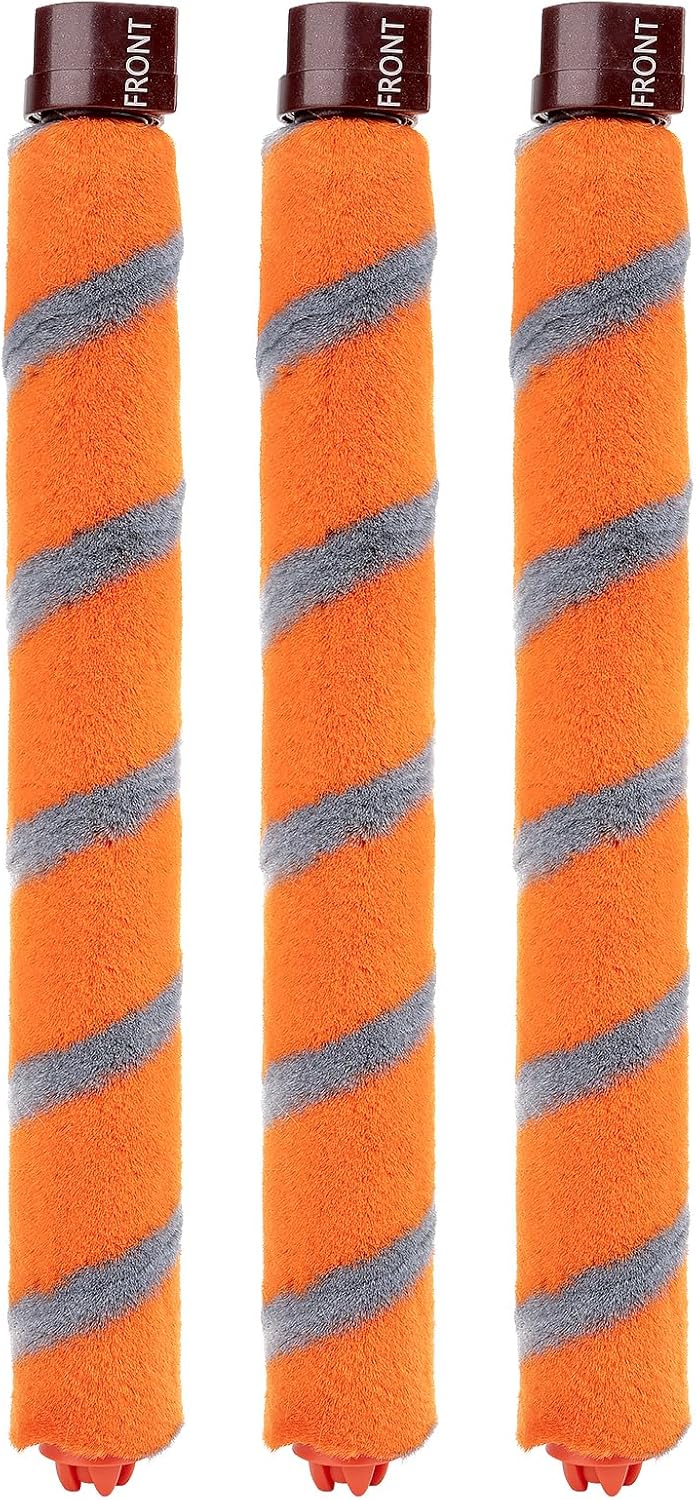 (3 Pieces) NV680 UV810 Brush Rollers for Shark NV680 NV800 NV801 NV803 HV380 HV381 HV382 HV383 HV384Q UV810 DuoClean Vacuum Cleaner, Soft Roller Brush Replacement Parts, 3 Pack