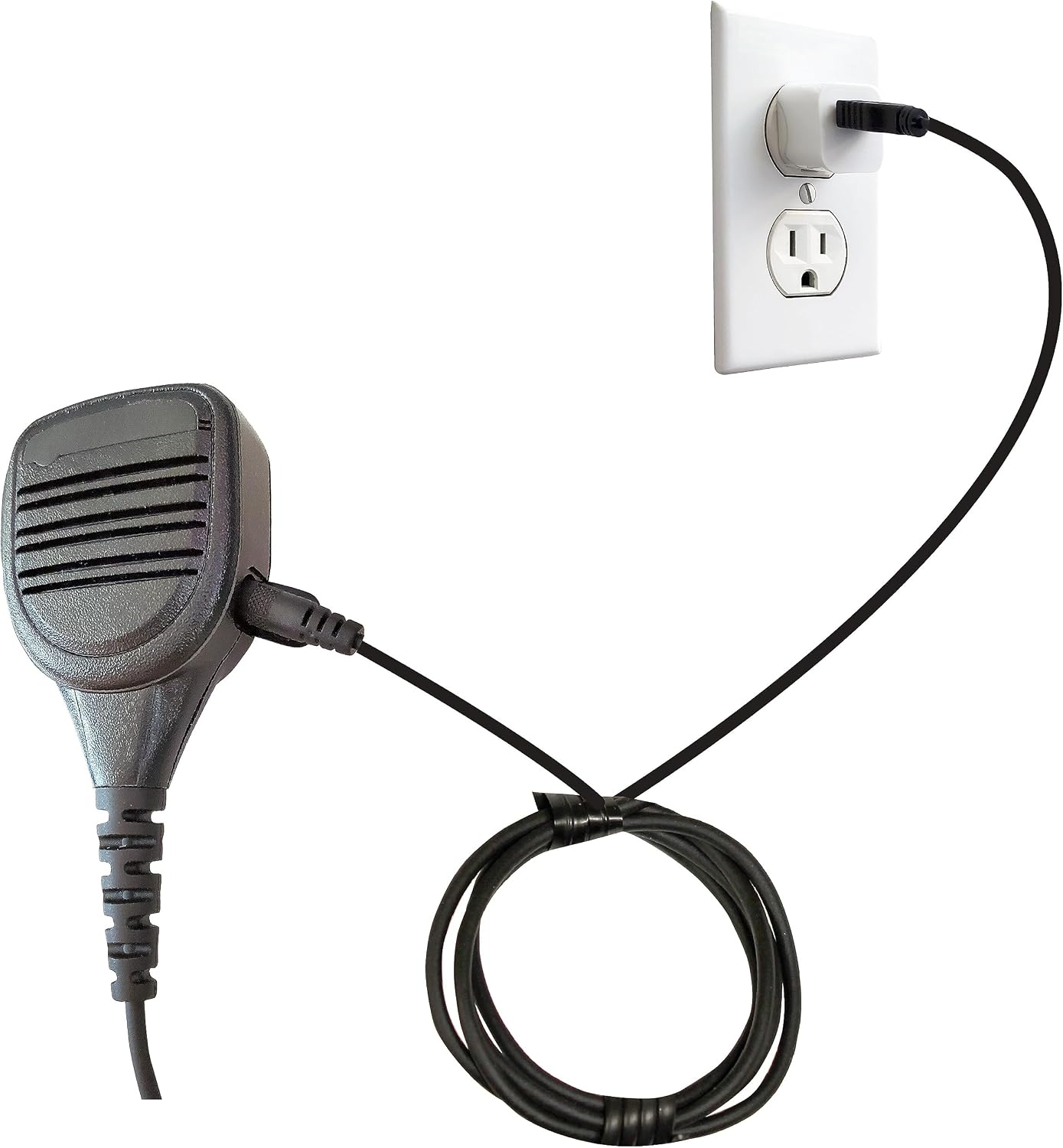 PRYME® SPM-600 Synergy™ Series High-Perfomance Mid-Size Amplified Speaker Microphone w/3.5 Earphone Jack and 2-Pin Side Connector (SPM-600-M8-AMP)