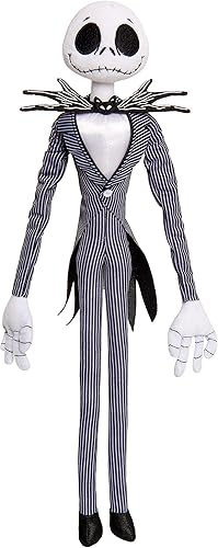 Disney Tim Burton's Nightmare Before Christmas Jack Skellington - Peluche grande de 16 pulgadas, juguetes para niños a partir de 3 años Just Play