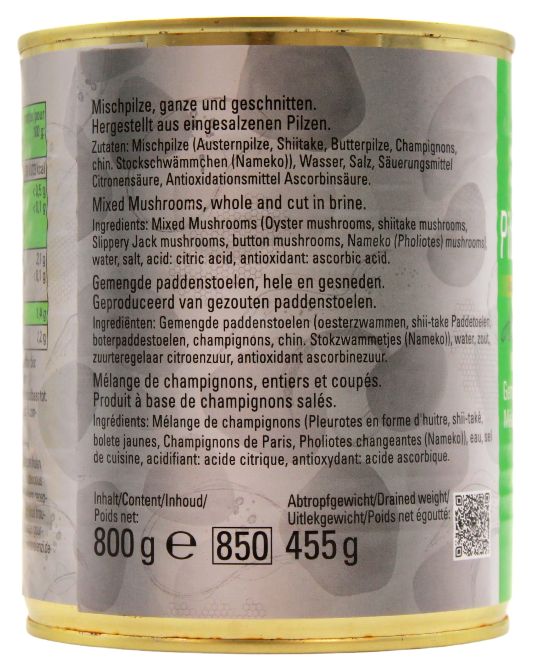 Valenzi feine Pilzmischung, 6er Pack (6 x 455g)