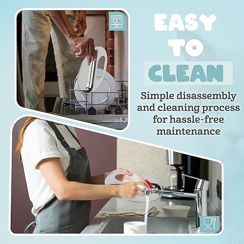 Miniatura 7 de Fuente de agua inteligente de acero inoxidable para gatos, dispensador automático de agua para mascotas de 3.5 L118 onzas para gatos y perros,