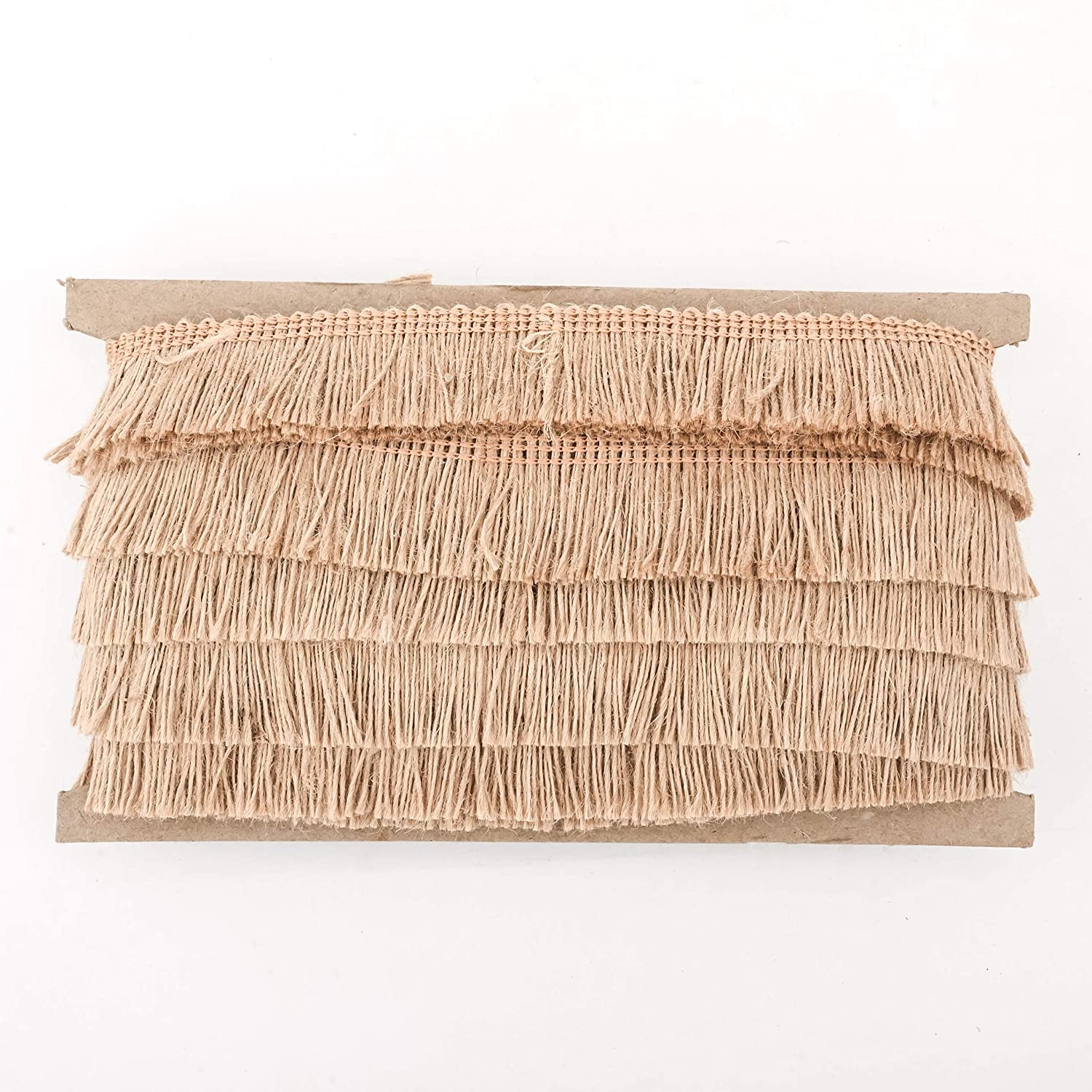 Bobbiny 102 Jute Lace Sarees Border Lace (25 Meter) for Dress, Sarees, Border Lehengas, Caps, Decoration, Borders Dupatta, Chunri and Craft-image-4