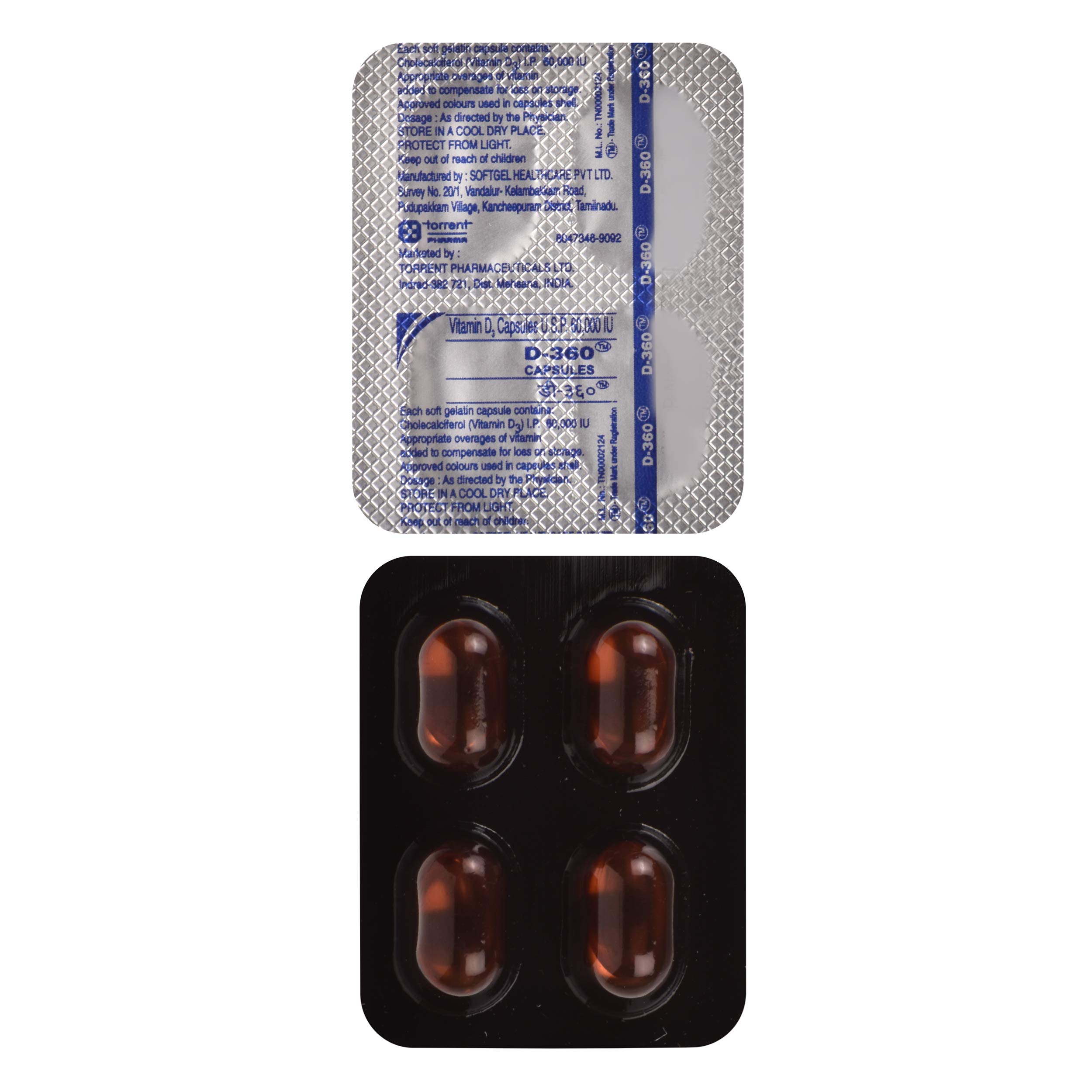 D-360 - Strip of 4 Capsules (B084BDWZ28) Amazon Price History, Amazon Price Tracker