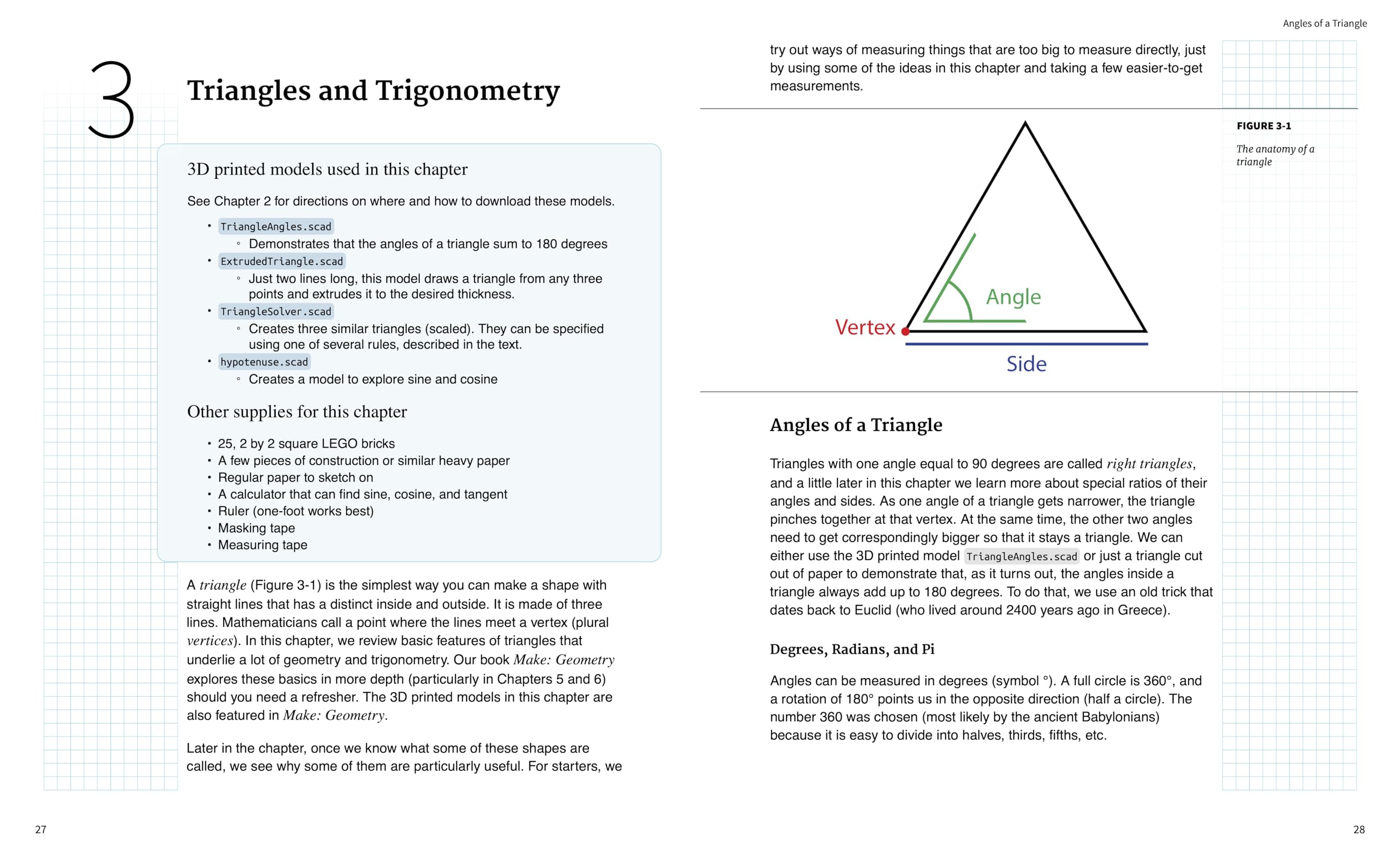 Trigonometry: Build Your Way from Triangles to Analytic Geometry (Make)