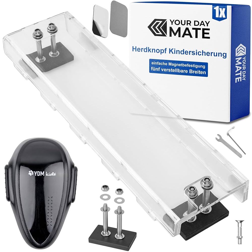 Cooker Switch Cover, Five Adjustable Lengths, Clear, Child