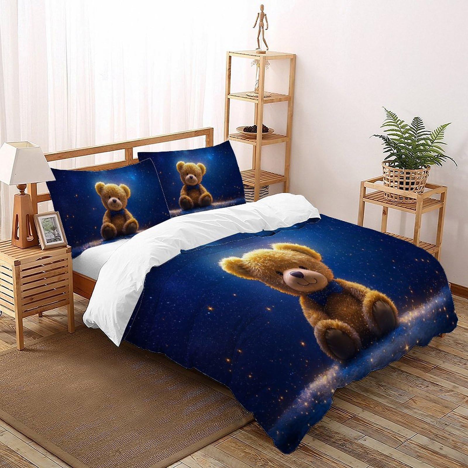 Parure de lit ours en peluche pour des nuits cocooning en famille
