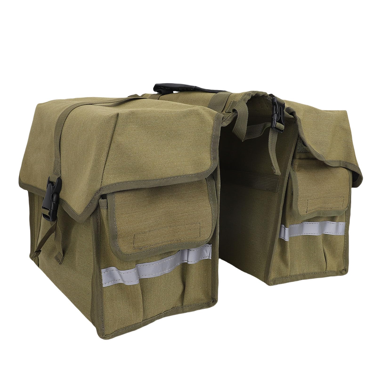 YUYTE Borsa Portapacchi Posteriore Bici Grande Capacità con Strisce (30L)