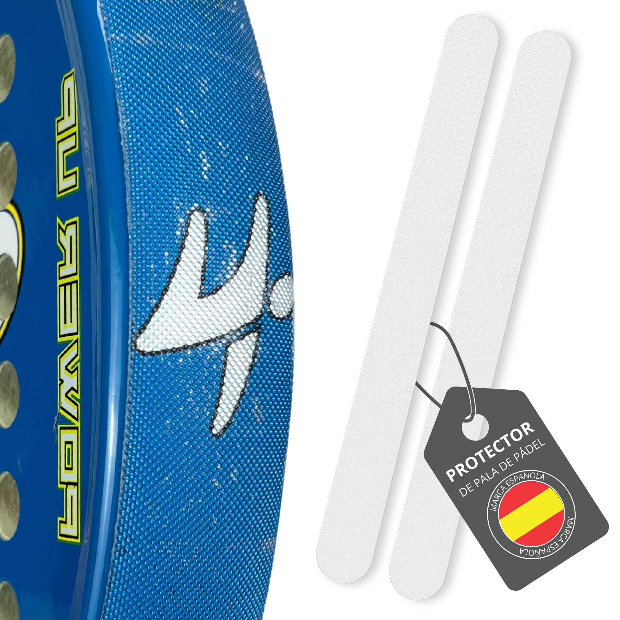 Protector Transparente Rugoso para Pala de Pádel - Cinta Protectora Multigranulada de Silicona