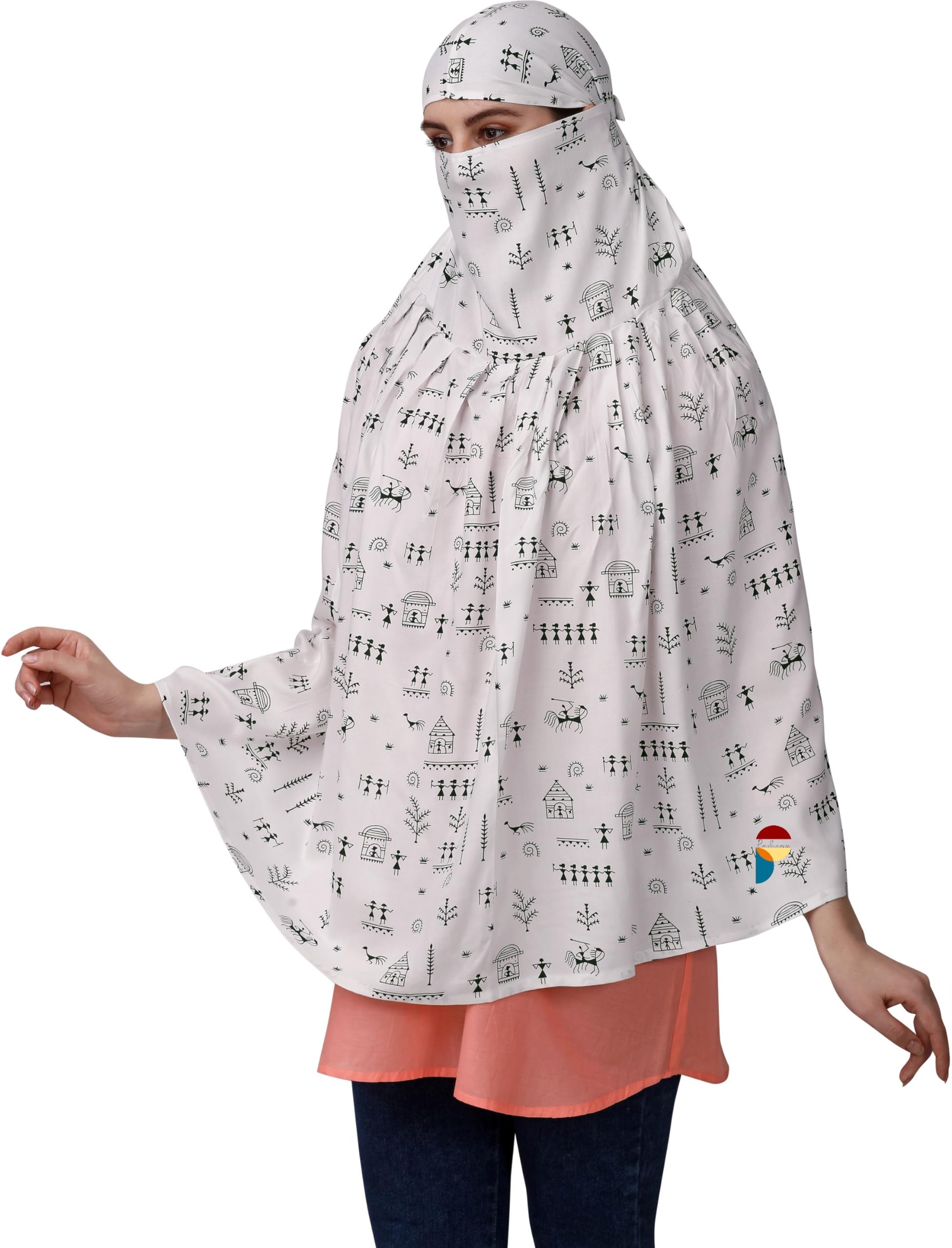 pracharan Driving White Scarf for Sun Light Protection while Driving and Walking-picture-26