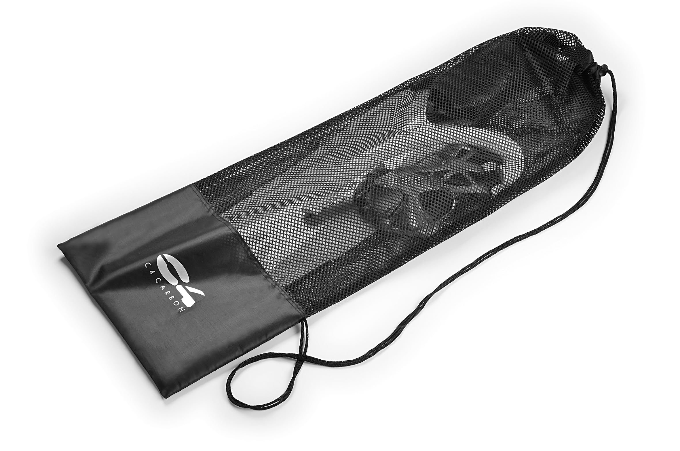 C4 Netztasche für Flossen zum Schnorcheln, Apnoe, Unterwasserausrüstung – reißfestes Gewebe, verstärkter Boden – Mesch Bag erhältlich in 2 Größen