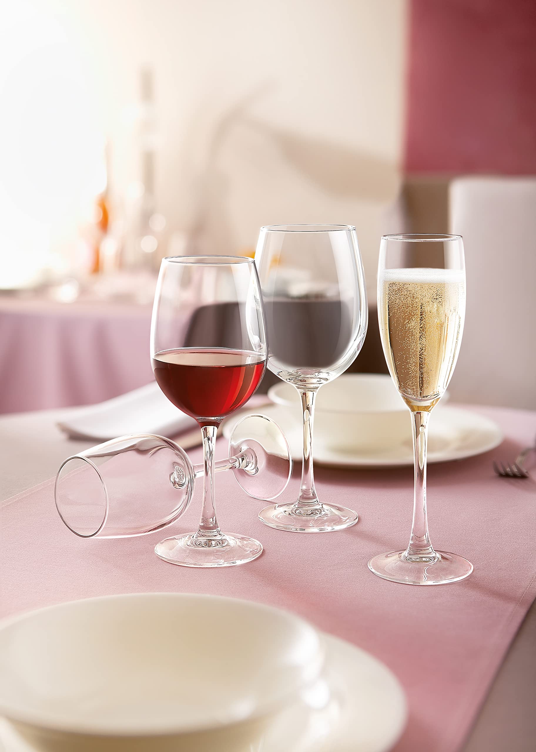 Amazon.com | Arcoroc Arc Cardinal Excalibur Tempered Breeze Wine