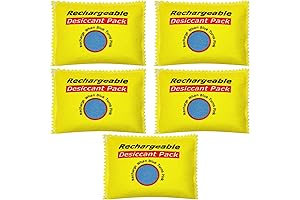 5 Pack Reusable Dehumidifier Bags for Closets and Storage