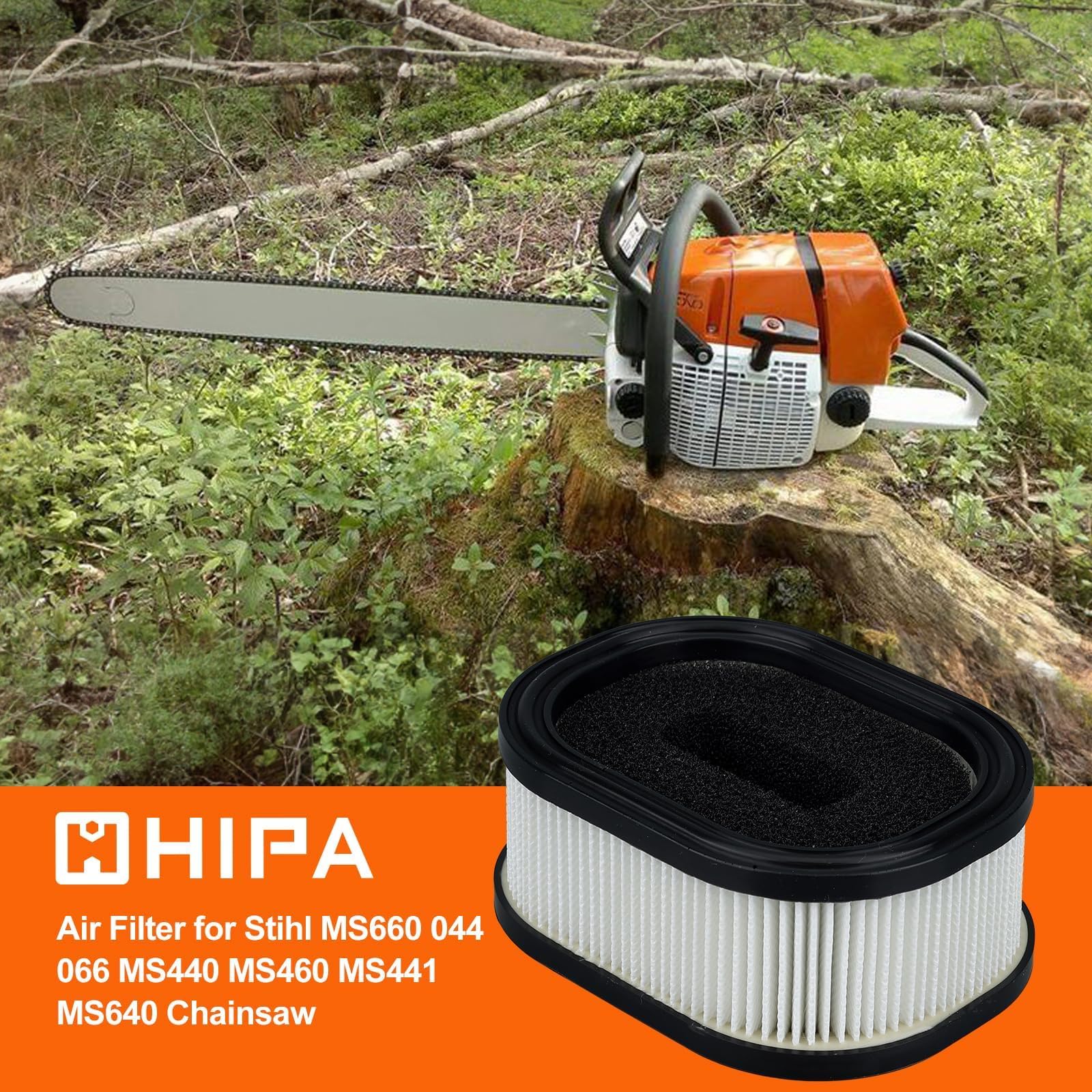 Filtro Aria Aftermarket Per Stihl MS440, MS441, MS460, MS650, MS660 – Ricambio 0000 120 1653