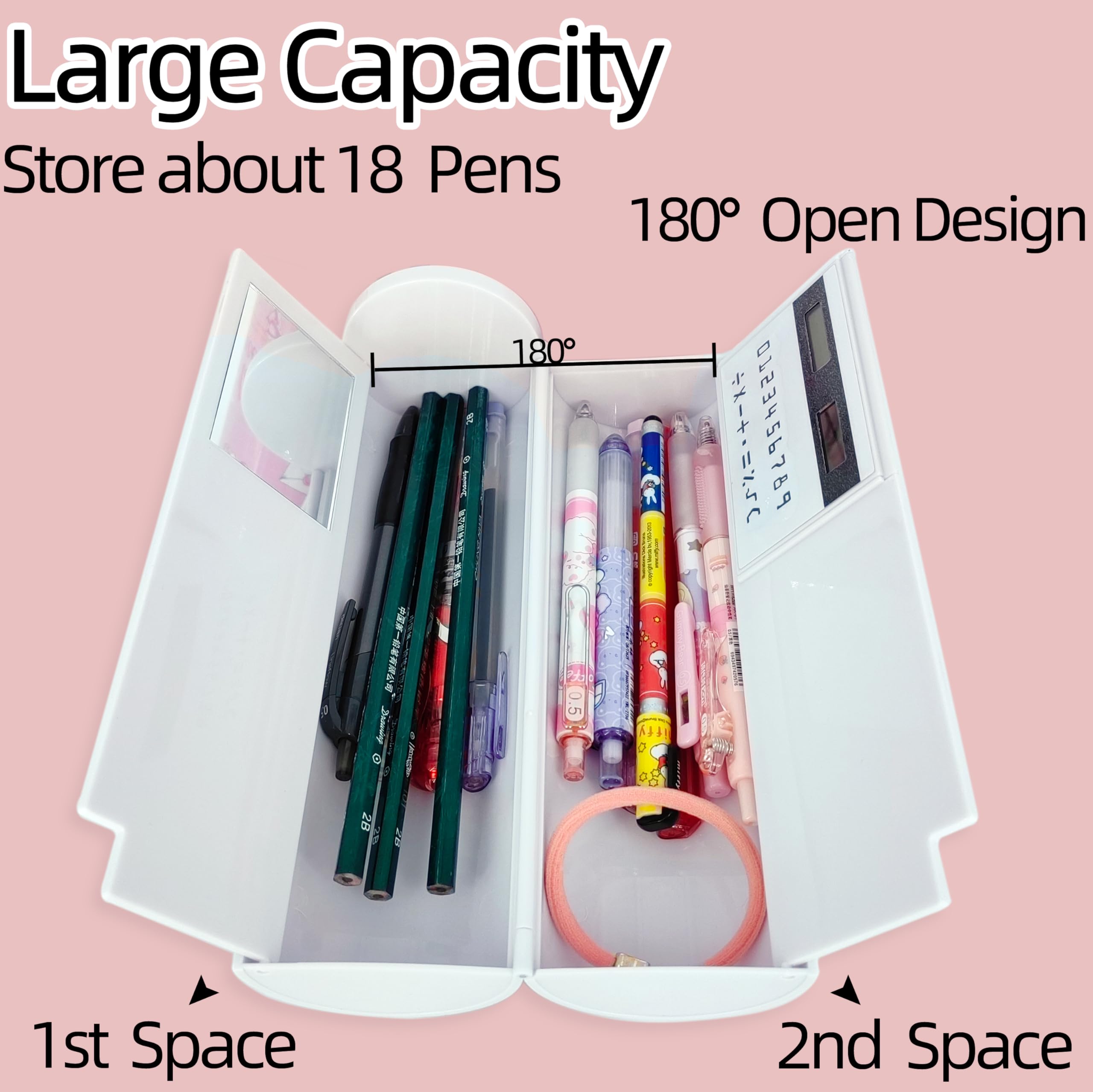 文房具・ステーショナリー Micro5 coinbox refill,v3,Alaska,pink Amazon.com : NBX NewmeBox Pencil Case with Calculator, Mirror