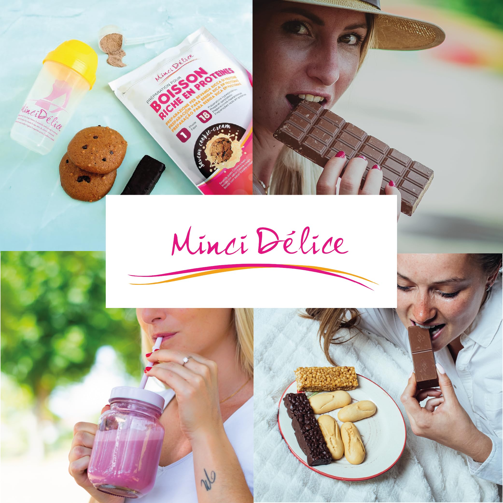 Régime hyperprotéiné 7 jours - Perte de poids jusqu'à 3 kilos - Pack de 17 produits + 1 shaker + 1 guide minceur avec programme détaillé