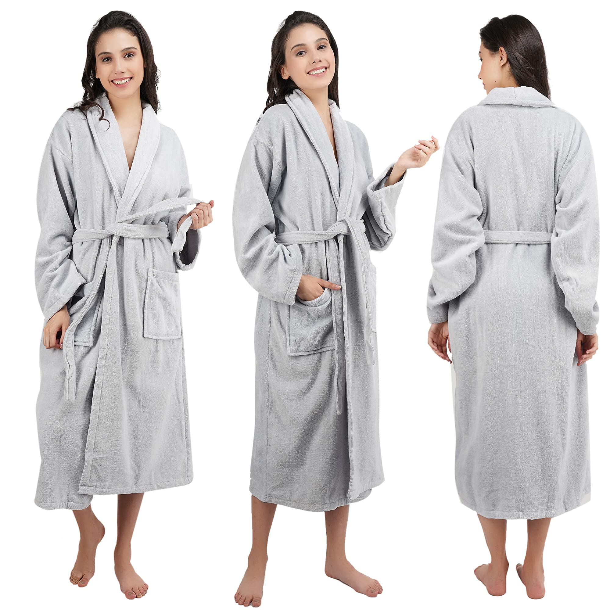 Accappatoio Uomo Microfibra AMAX Accappatoio Da Uomo Con Cappuccio - Foto 4