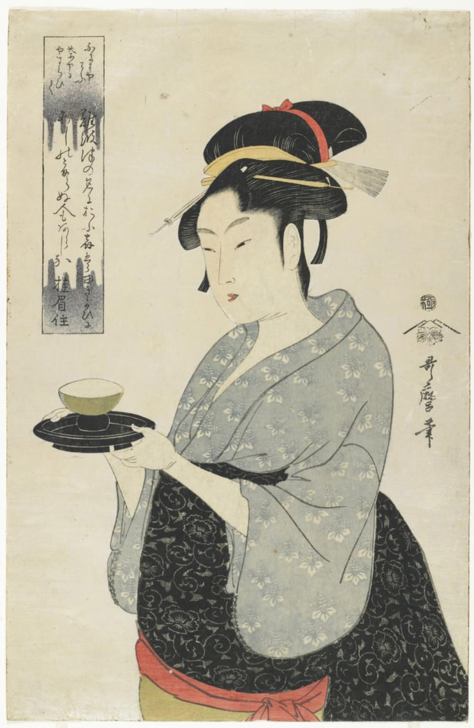 Artxlxxbn No Frame Famous Print Painting Colorful Art Print Meisterdrucke By Kitagawa Utamaro Canvas Art Decorations For Home Decor 60X90cm