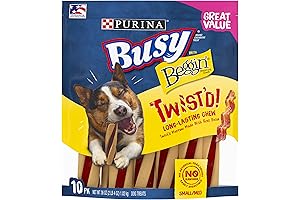 Purina Busy With Beggin' Twist'd, Busy Roll Hide Small/Medium Breed Dog Treat...