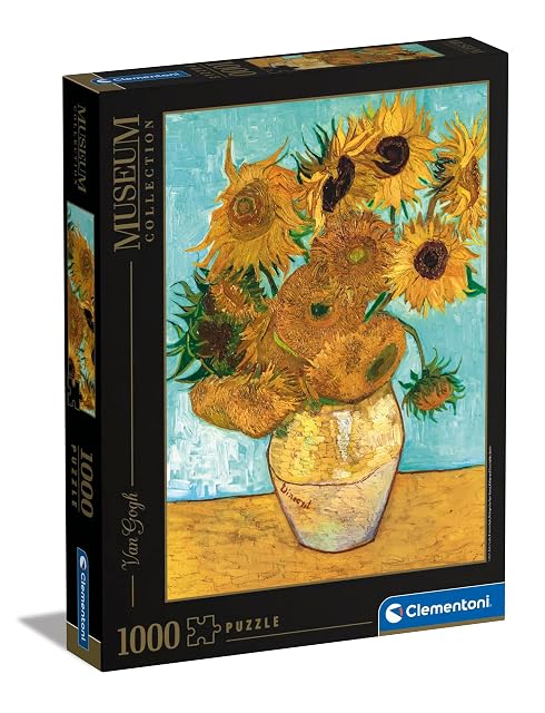 Clementoni 31438 - Puzzle 1000 Piezas Museos Van Gogh: Los Girasoles